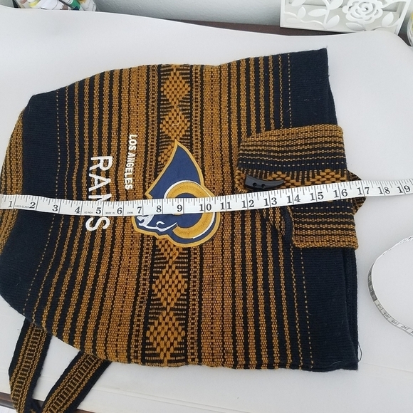 Rams Los Angeles Woven Backpack - Picture 8 of 9